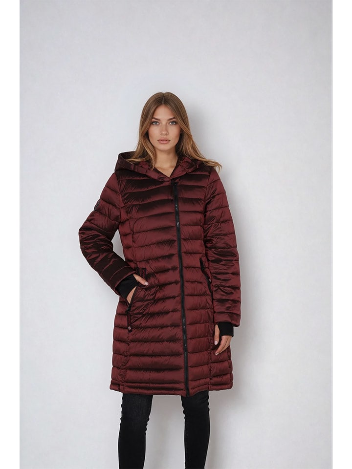 Wintermantel rood