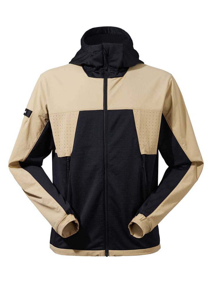 Functionele jas "Benwell" beige/zwart