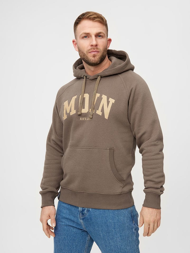 Hoodie in Braun