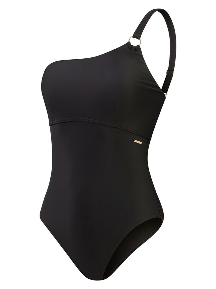 Badeanzug "Asymmetric" in Schwarz