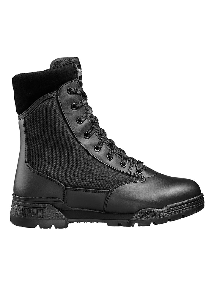 Leder-Winterstiefel "Classic in Schwarz