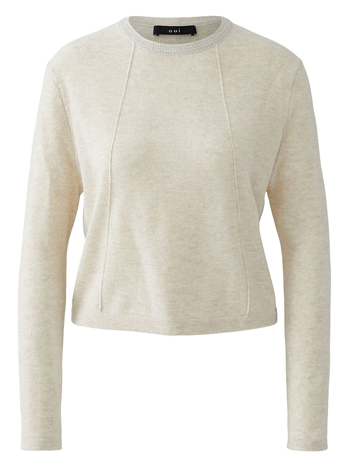 Sweter w kolorze kremowym
