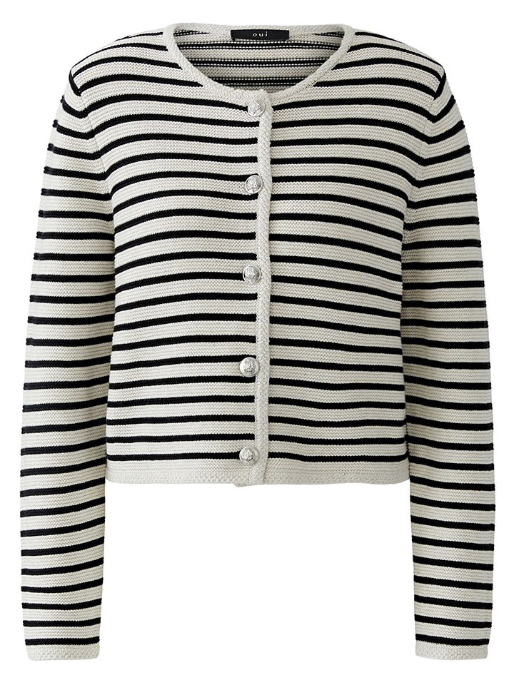 Vest wit/zwart