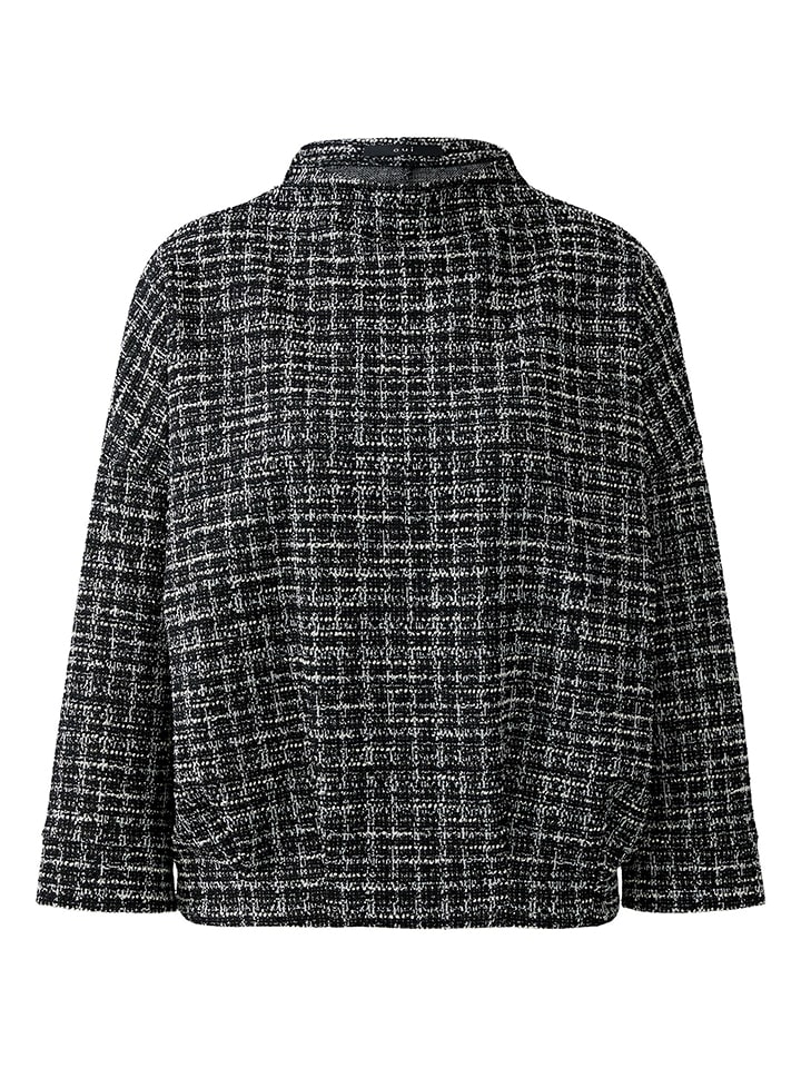 Sweatshirt in Schwarz/ Creme