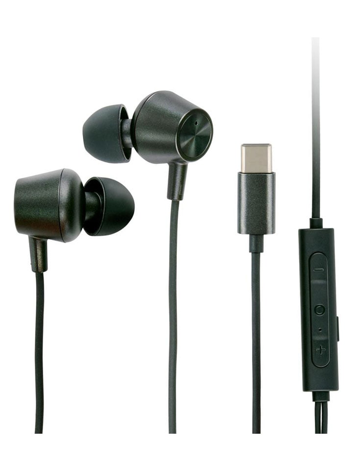 In-ear hoofdtelefoon zwart
