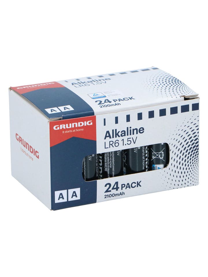 Baterie alkaliczne (24 szt.) - AA/LR6 2100 mAh