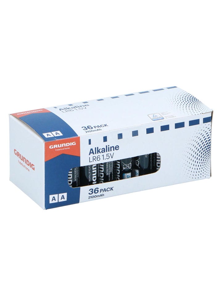 Baterie alkaliczne (36 szt.) - AA/LR6 2100 mAh