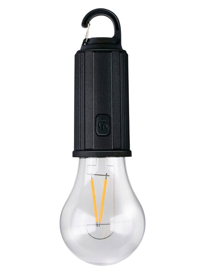 Lampy kempingowe LED (2 szt.) w kolorze czarnym - wys. 17 x Ø 5,8 cm
