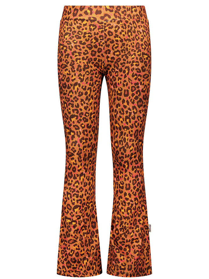 Legginsy "Phoebe" w kolorze jasnobrązowym