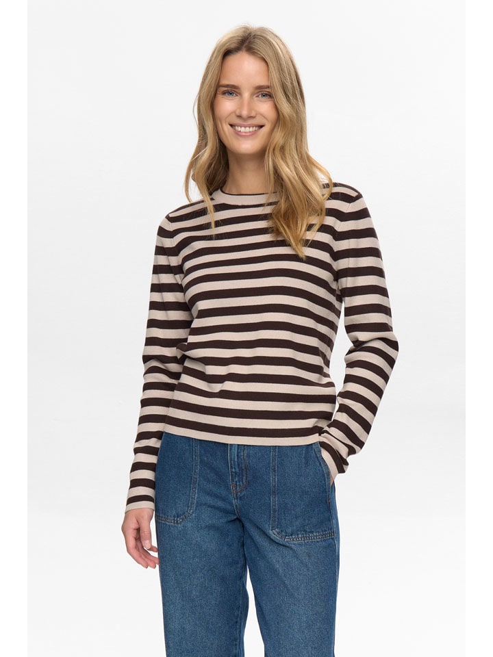 Trui beige/bruin