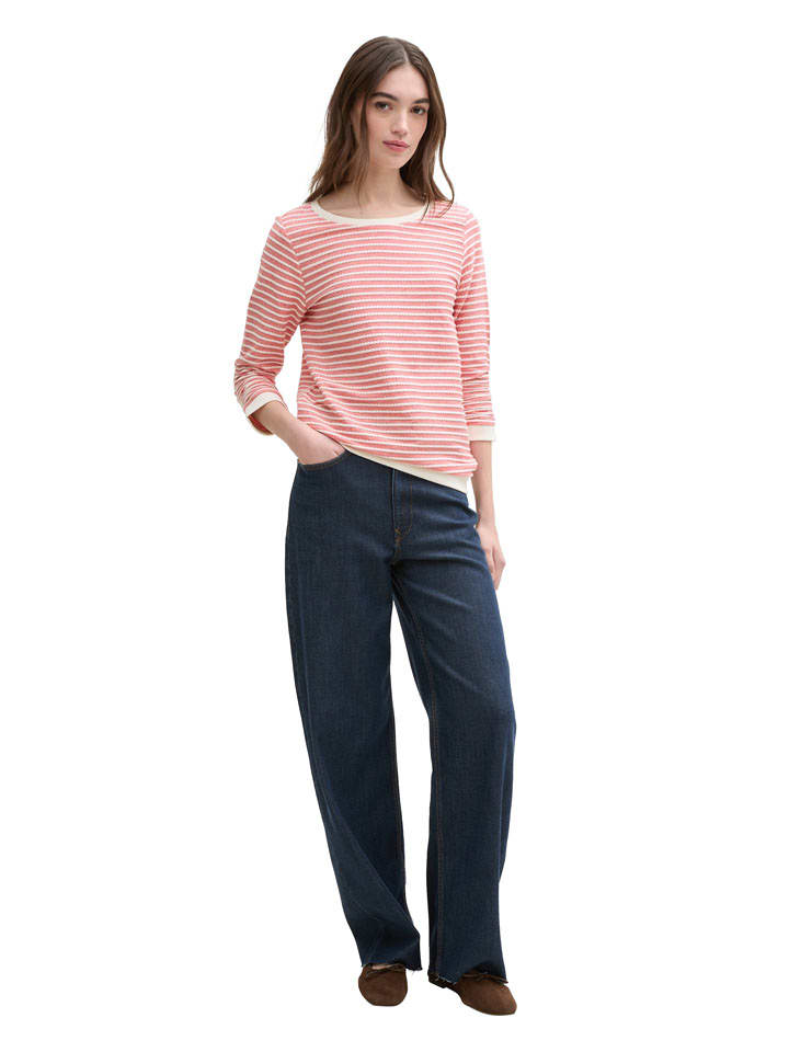 Bluza w kolorze czerwono-białym