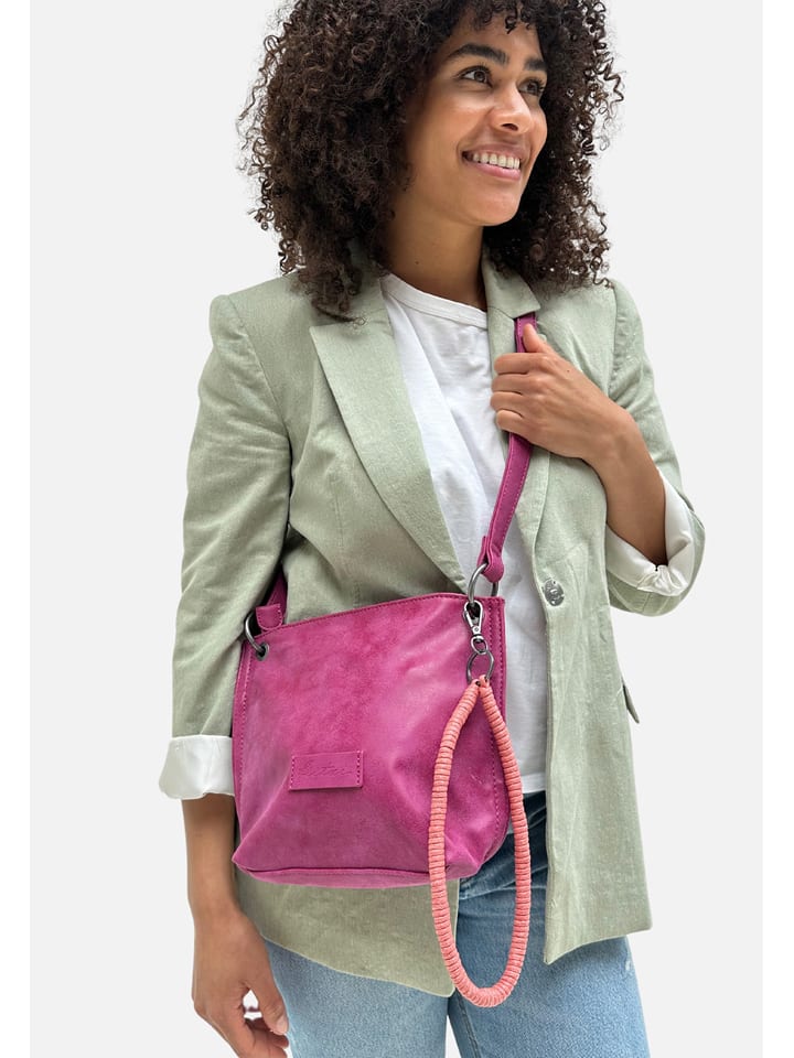 Umhängetasche in Pink - (B)22,5 x (H)20,5 x (T)5,5 cm