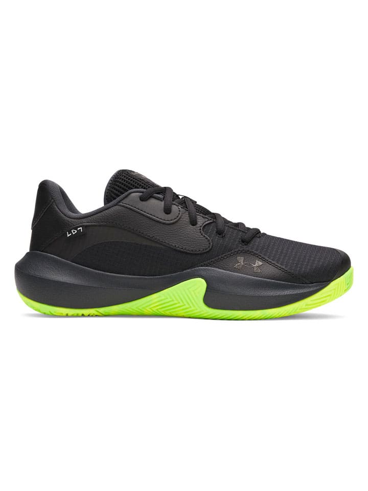 Buty "Lockdown 7" w kolorze czarno-jaskrawozielonym do koszykówki