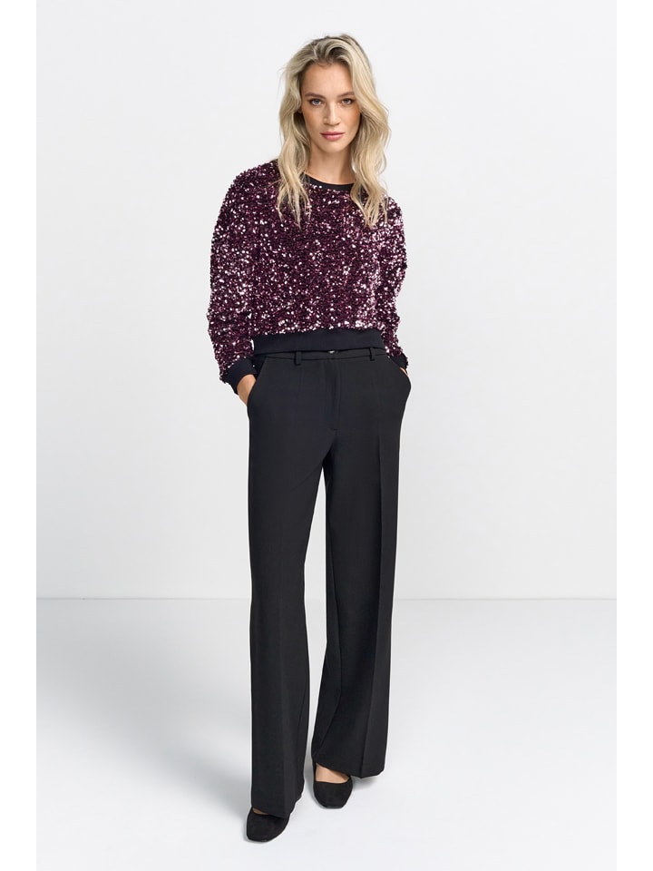 Sweatshirt in Schwarz