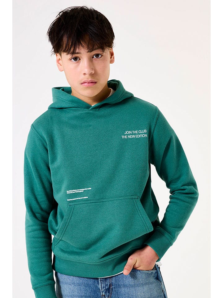 Hoodie in Grün