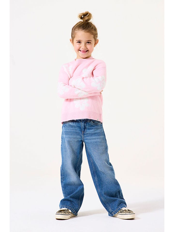 Jeans - Wide fit - in Blau
