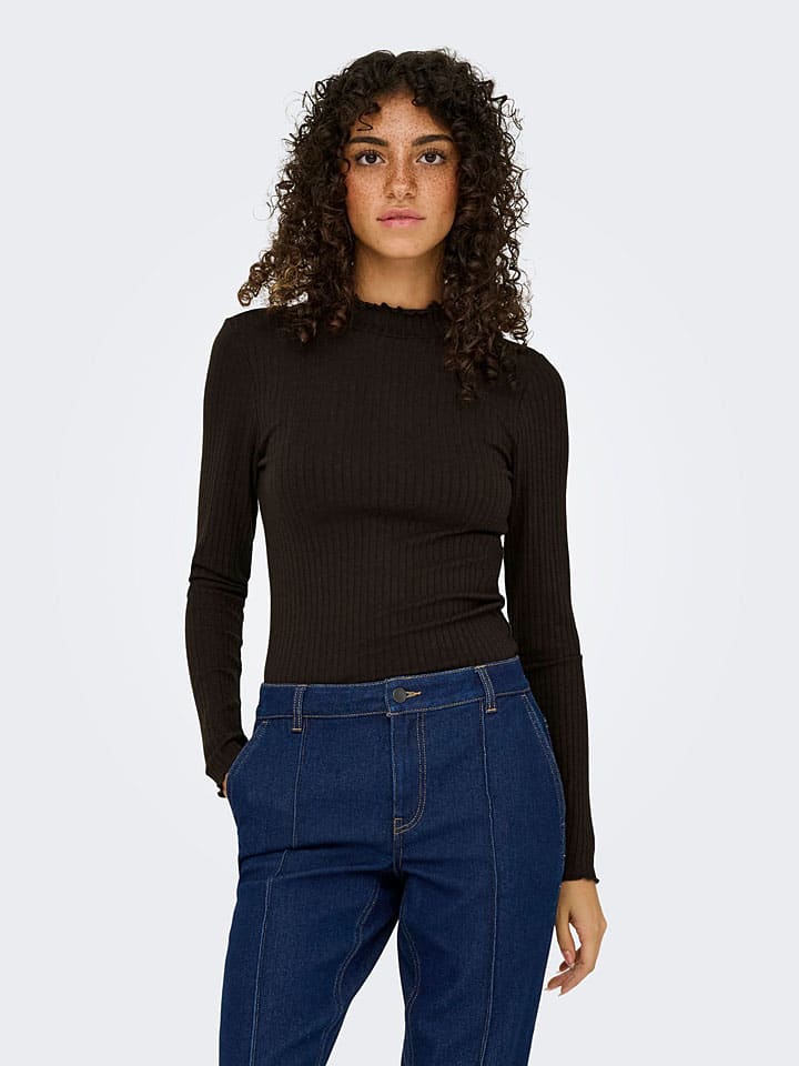 Longsleeve "Fransiska" in Braun