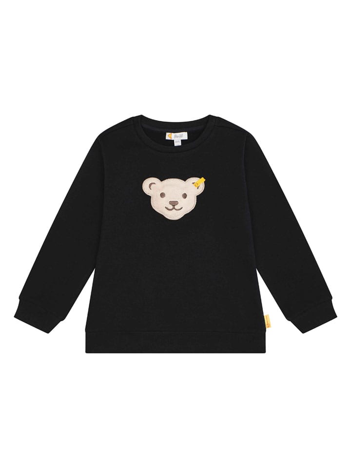 Sweatshirt in Schwarz