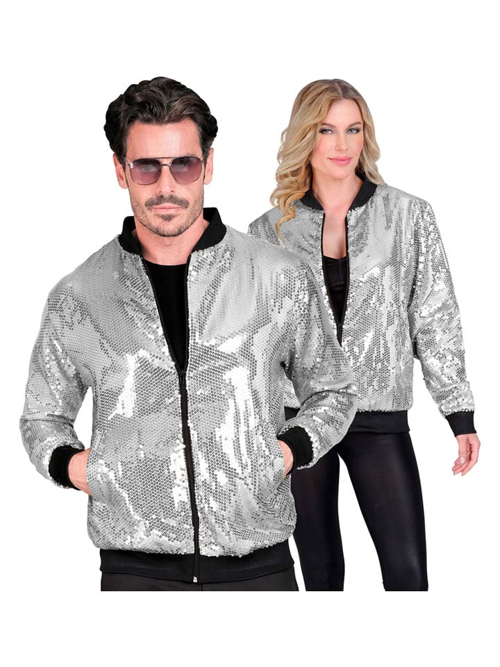 Kurtka kostiumowa "Party Fashion" w kolorze srebrnym