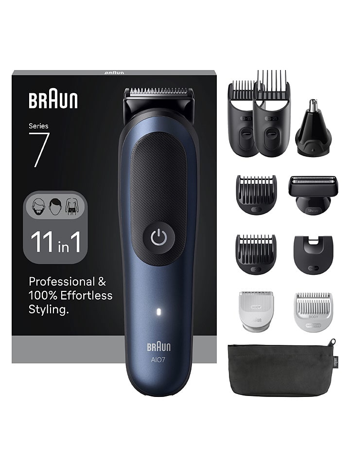 Braun Barttrimmer ''Series 7 All-In-One'' in Dunkelblau