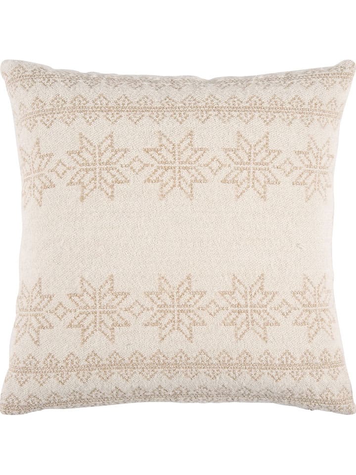 Kussenhoes "Cross" beige - (L)45 x (B)45 cm