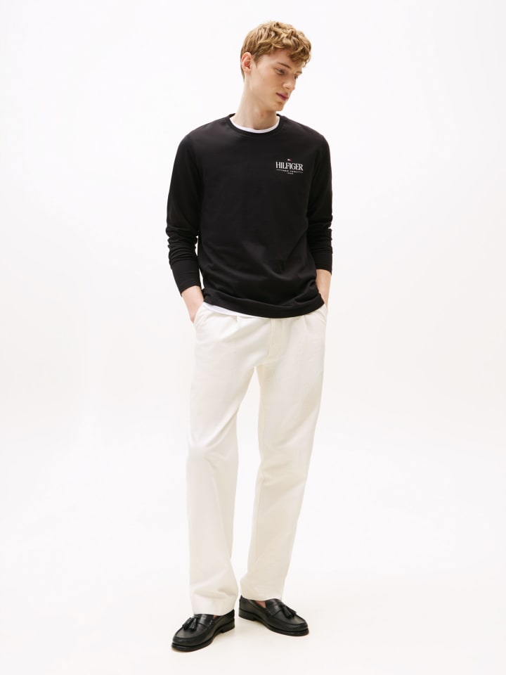 Longsleeve in Schwarz