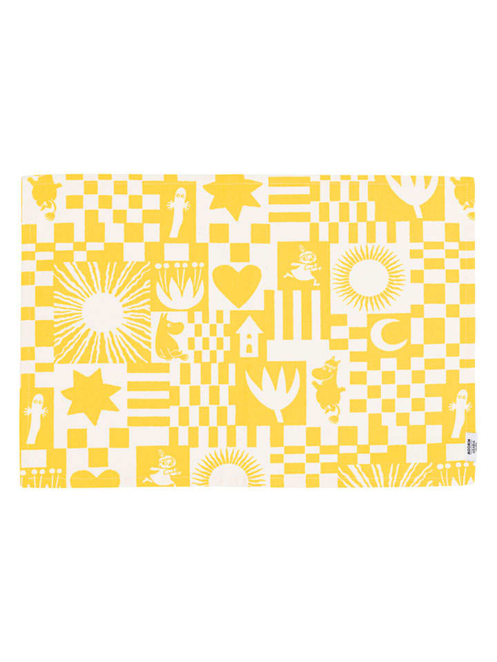 Podkładka stołowa "Party" w kolorze żółtym - 48 x 67 cm