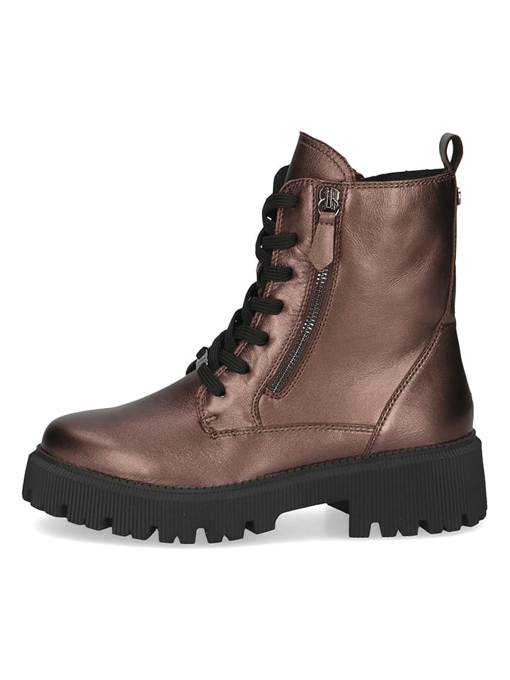 Leder-Boots in Braun