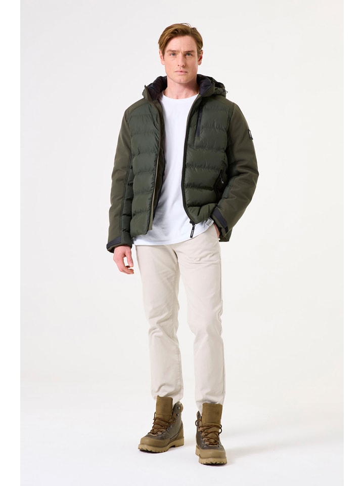 Kurtka softshellowa w kolorze khaki