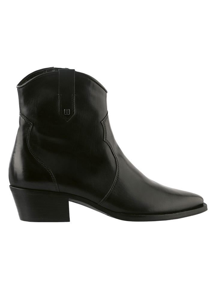 Leren boots zwart
