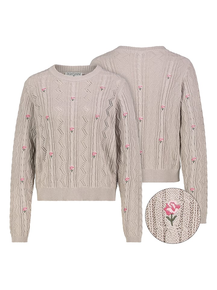 Sweter w kolorze beżowym