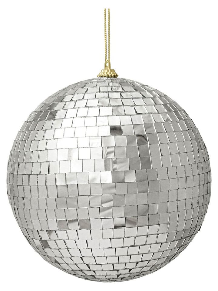Dekoobjekt "Disco Ball" in Silber - Ø 150 cm