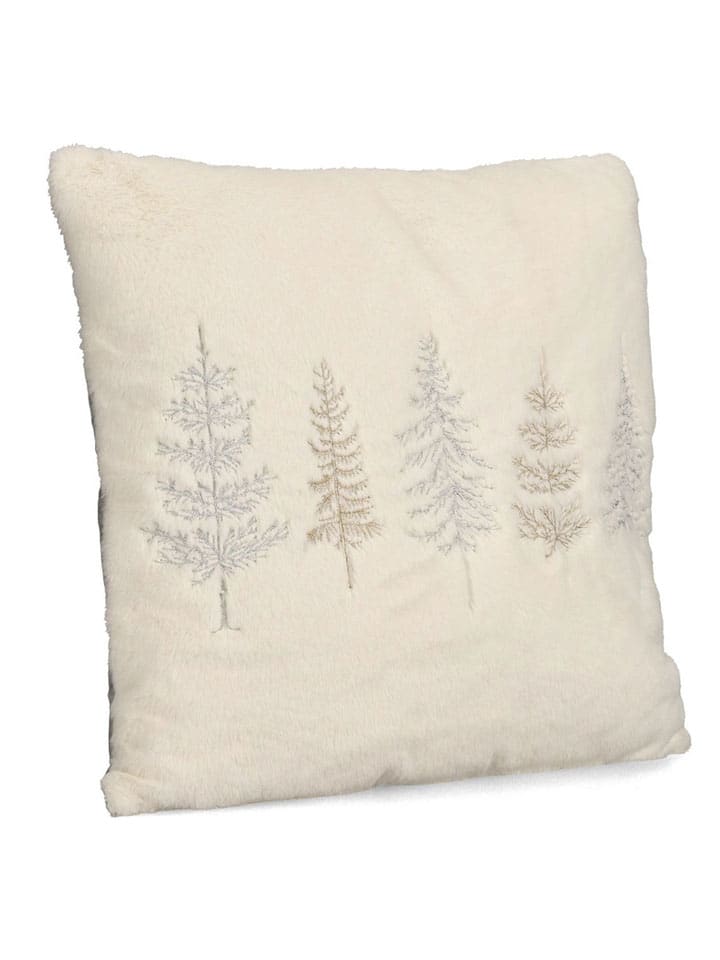 Kissen "Vallnord" in Creme - (L)45 x (B)45 cm