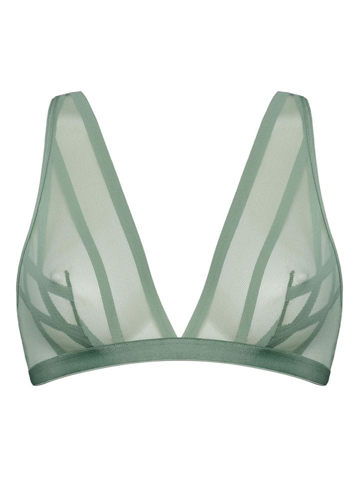 Top w kolorze zielonym