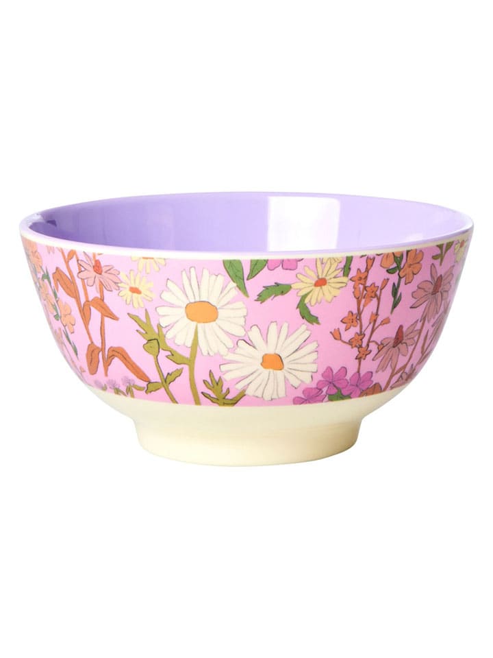 Kom "Daisy" lichtroze/paars - 700 ml