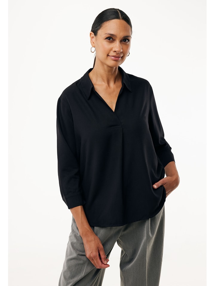 Bluse in Schwarz
