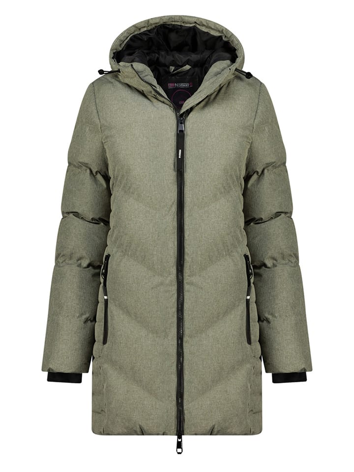 Steppjacke "Bisous" in Khaki