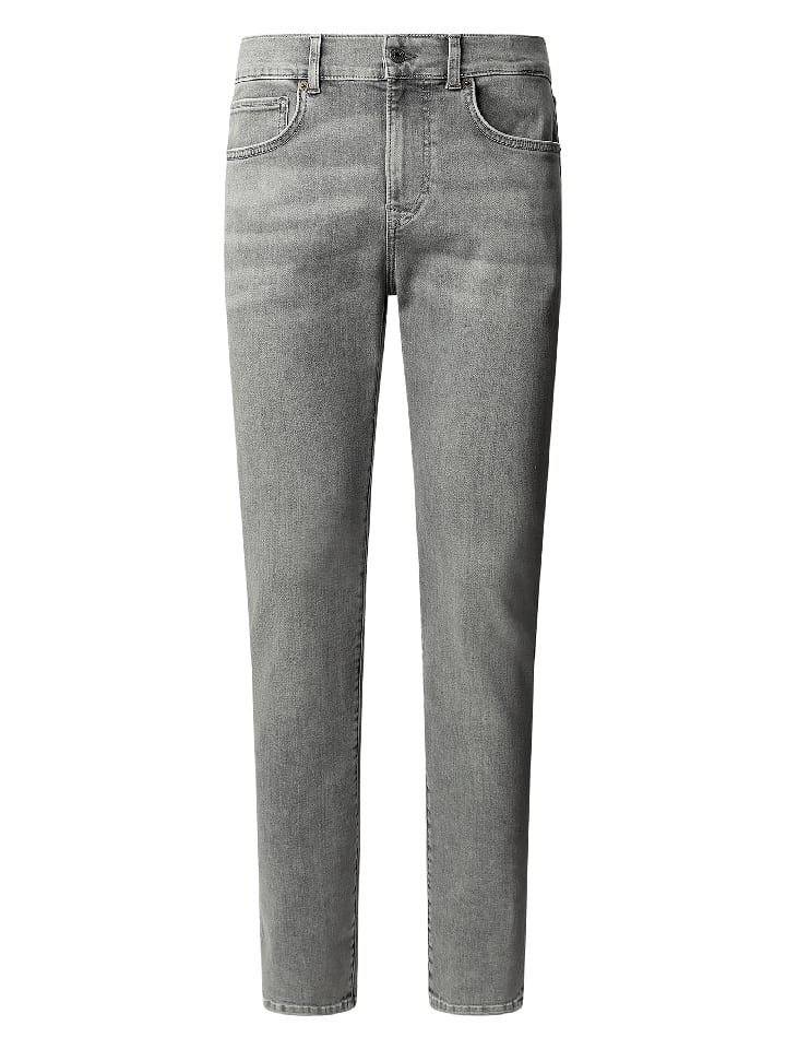Dżinsy - Slim fit - w kolorze szarym