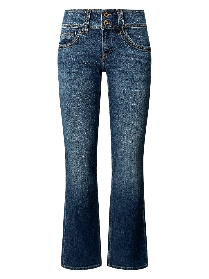 Dżinsy - Slim fit - w kolorze niebieskim