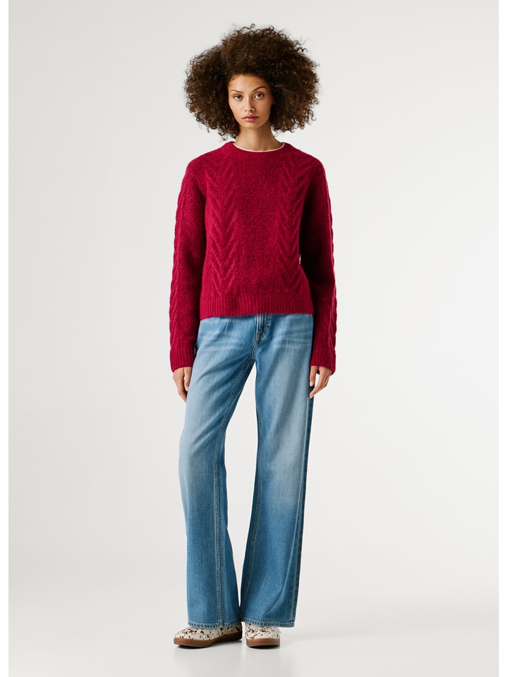 Sweter w kolorze czerwonym