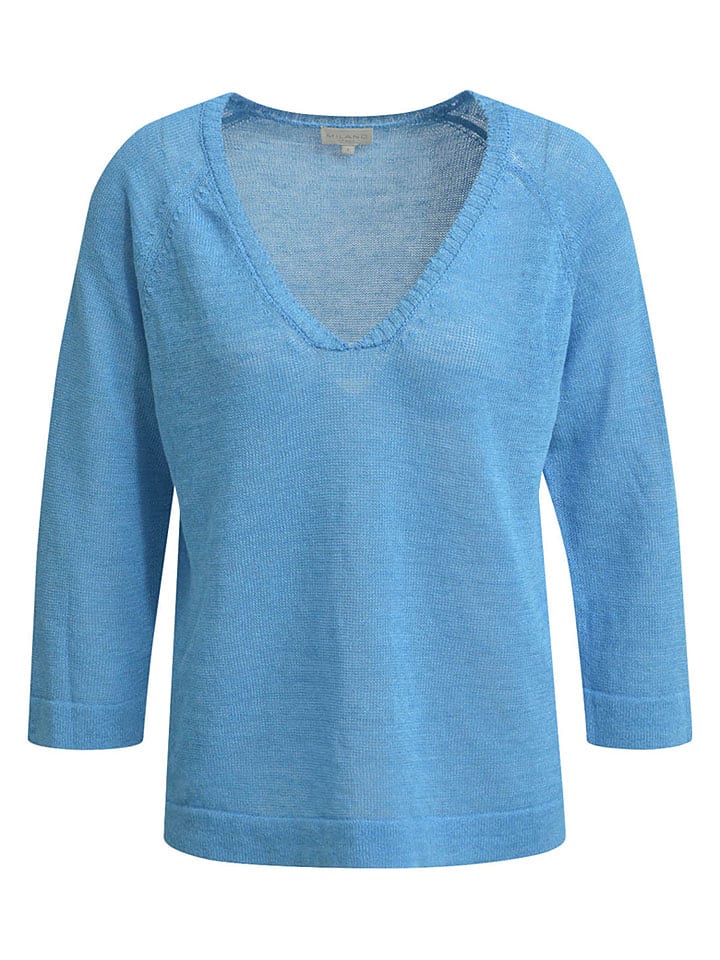 Bluse in Hellblau