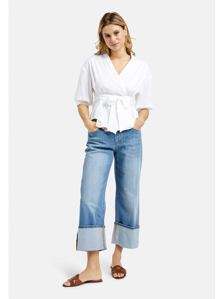 Bluse in Weiß