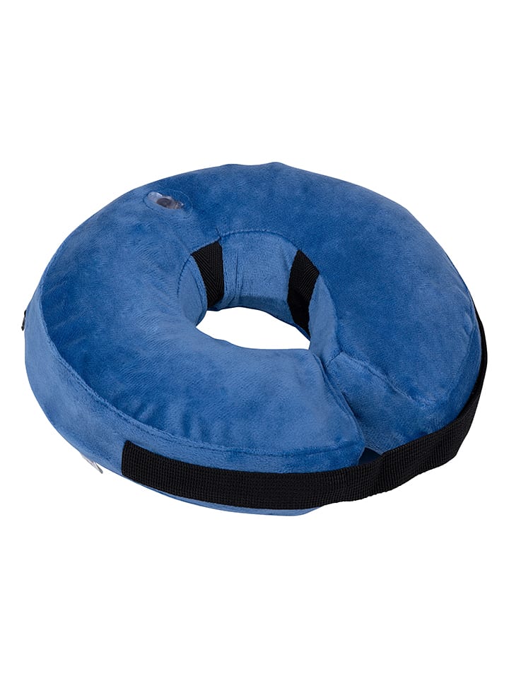 Hunde-Nackenkissen in Blau - Größe M
