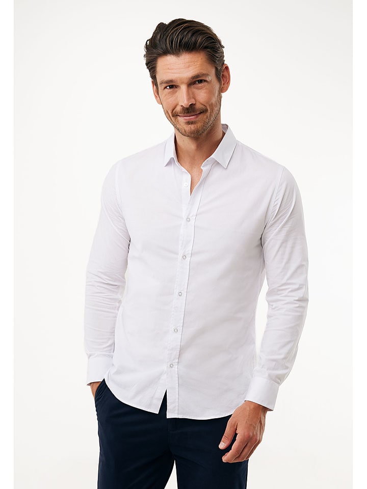 Koszula - Slim fit - w kolorze białym
