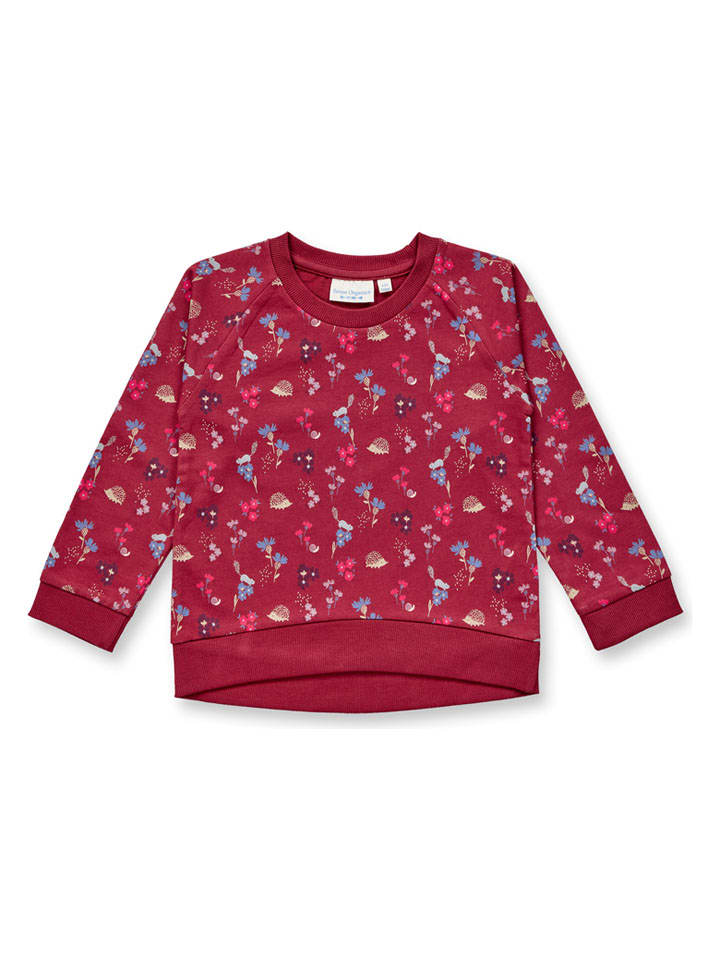 Sweatshirt "Dena" in Bordeaux