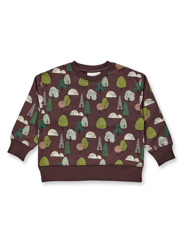 Bluza "Dari" w kolorze ciemnobrązowym