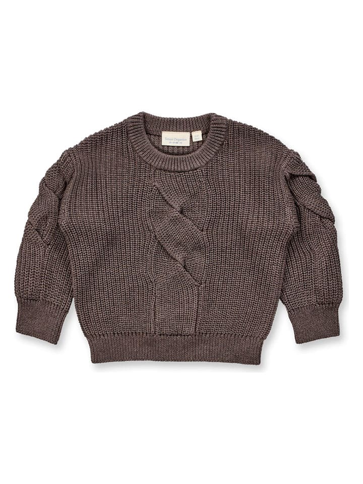 Sweter "Inoo" w kolorze brązowym