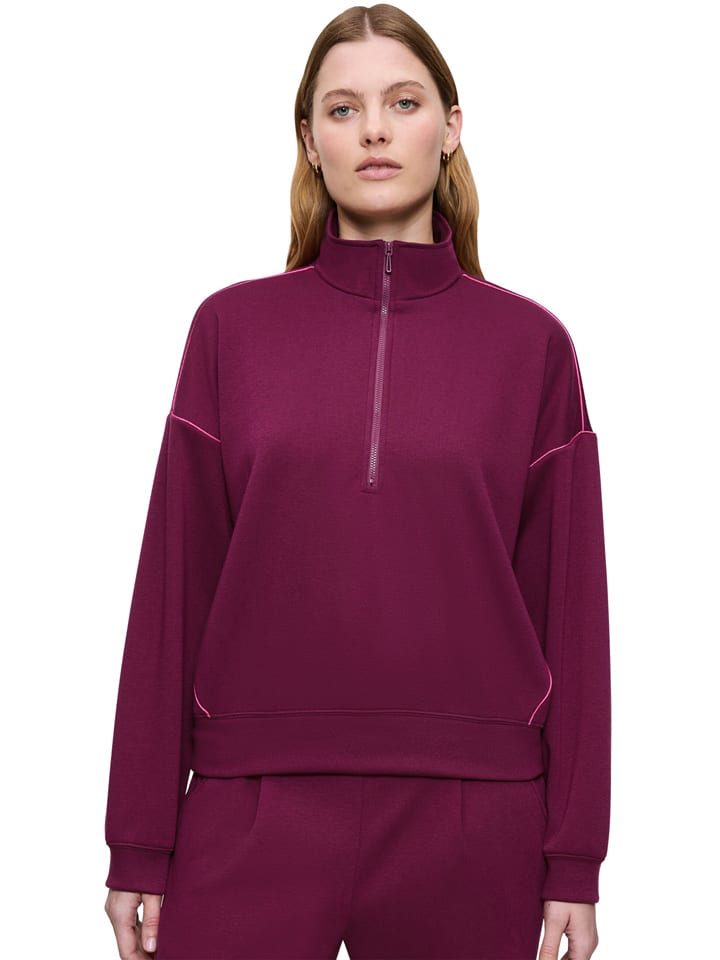 Sweatshirt in Bordeaux