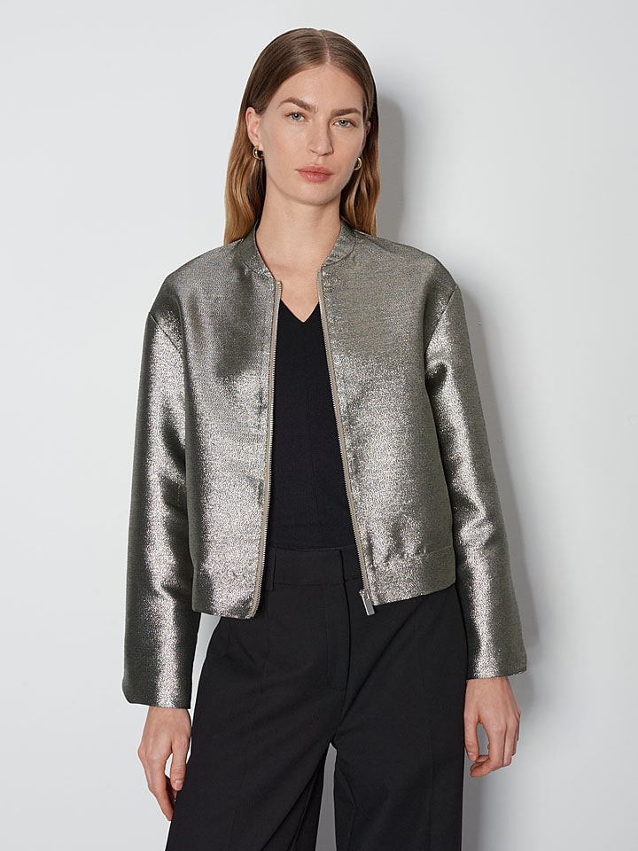 Blazer zilverkleurig
