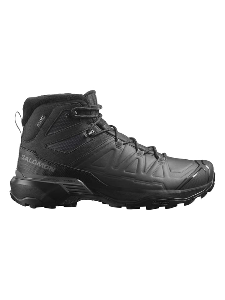 Buty trekkingowe "X Ultra Snowpilot" w kolorze antracytowo-czarnym